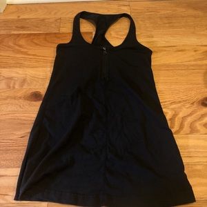 Lululemon Cool Racerback in black with zipper